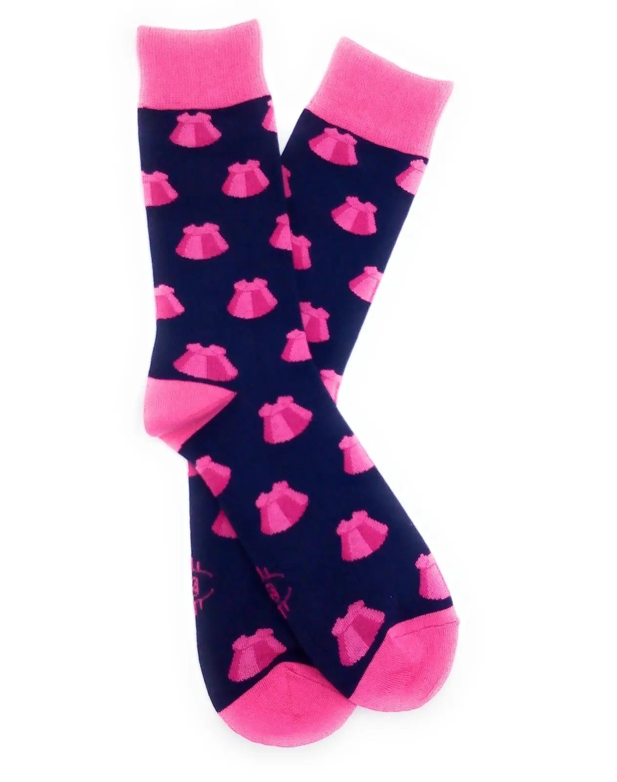 Comprar Calcetines taurinos Azul con rosa capote Bandera España La Flamenca de Borgoña Patricia Muñoz VOX