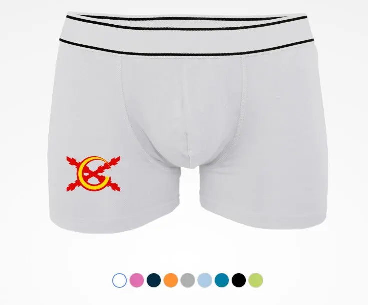 Comprar Calzoncillos Bandera España y Cruz de Borgoña para hombre - OFERTA Talla M Bandera España La Flamenca de Borgoña Patricia Muñoz VOX