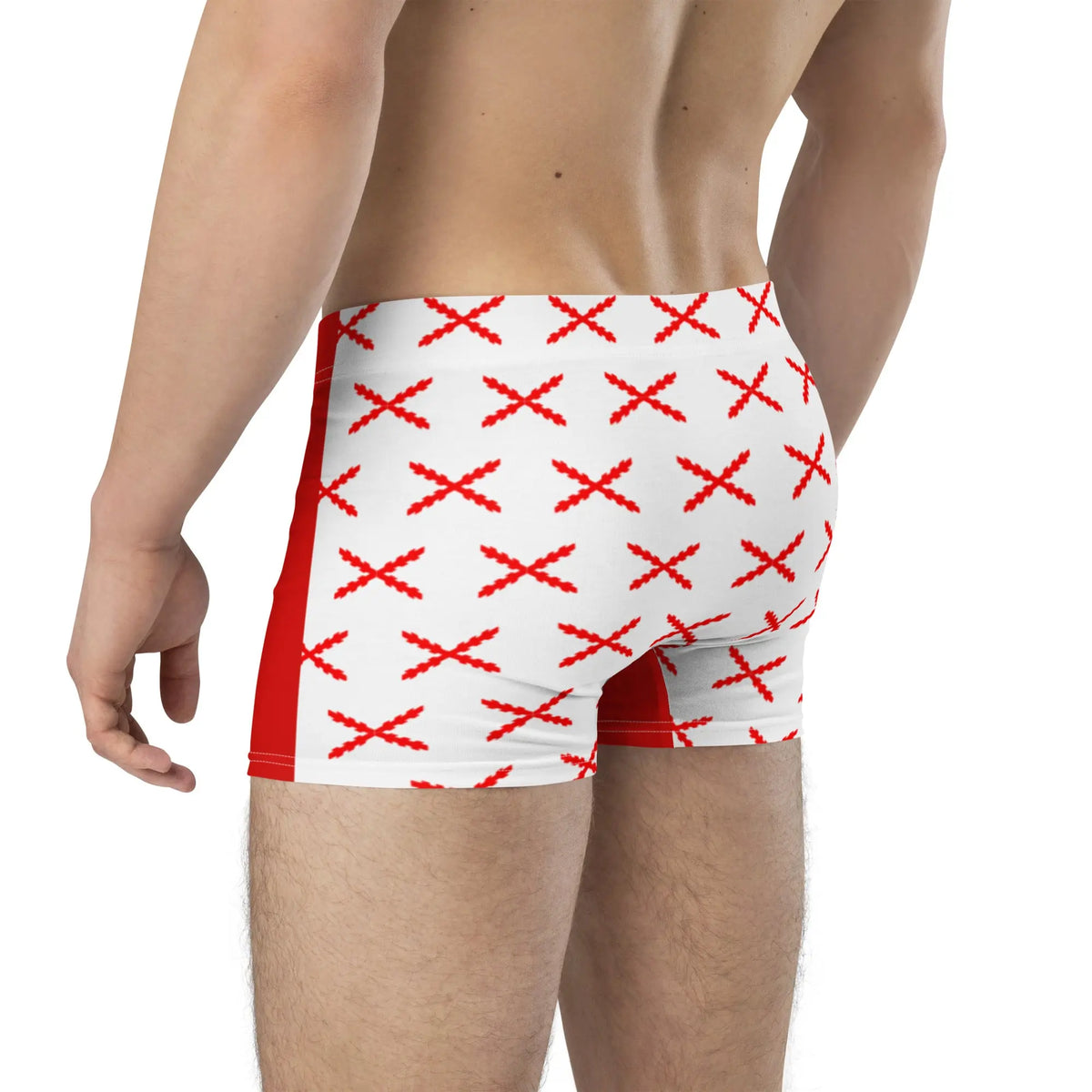 Spanish Flag and Cross of Burgundy boxer shorts