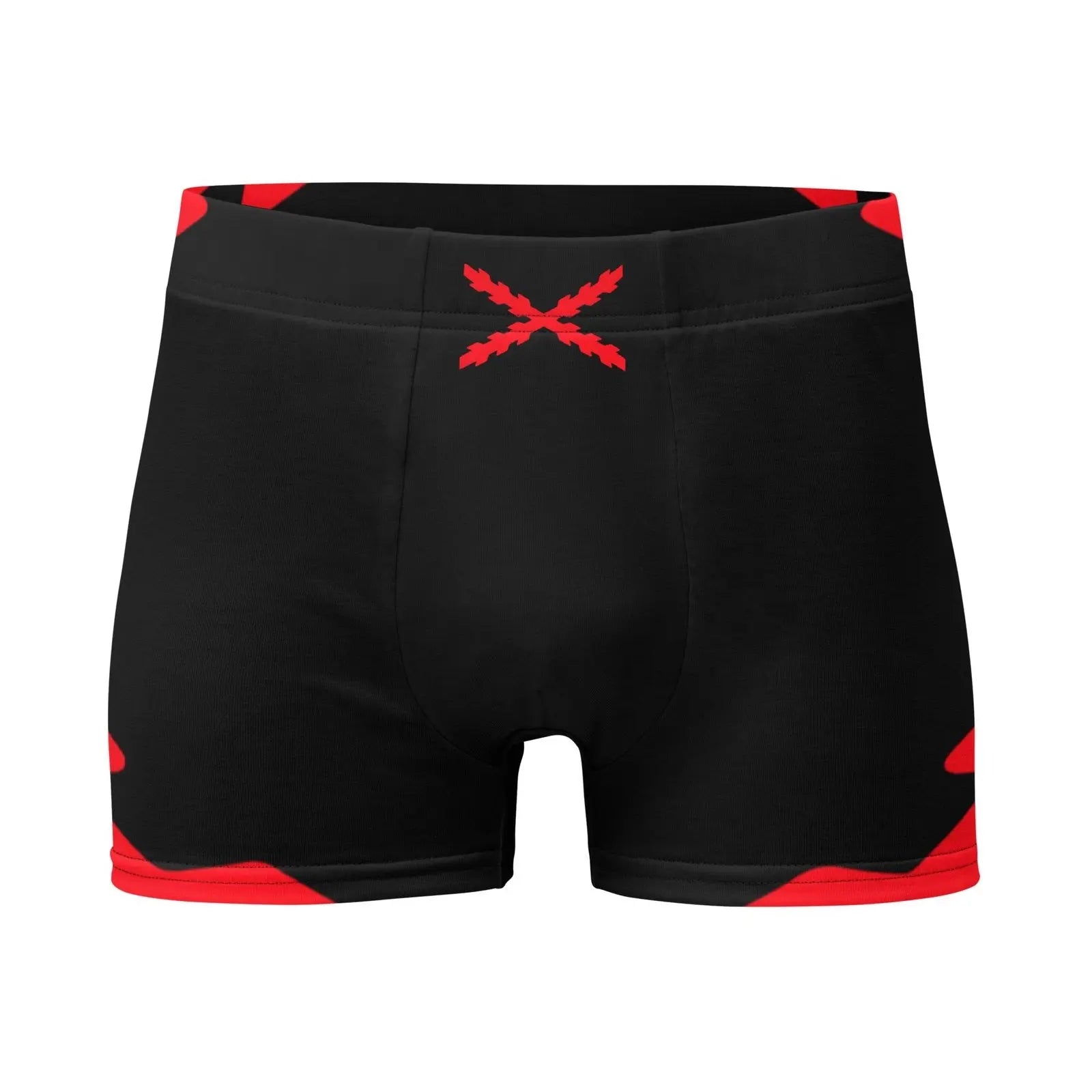 Comprar Calzoncillos Cruz de Borgoña negro grande Bandera España La Flamenca de Borgoña Patricia Muñoz VOX