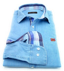 Comprar Camisa Bandera España MUJER Denim Azul Bandera España La Flamenca de Borgoña Patricia Muñoz VOX