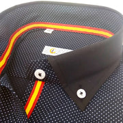 Comprar Camisa negra mujer bandera España -L- OFERTA Bandera España La Flamenca de Borgoña Patricia Muñoz VOX