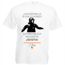 Comprar Camiseta "La república no existe, idiota" UNISEX Bandera España La Flamenca de Borgoña Patricia Muñoz VOX