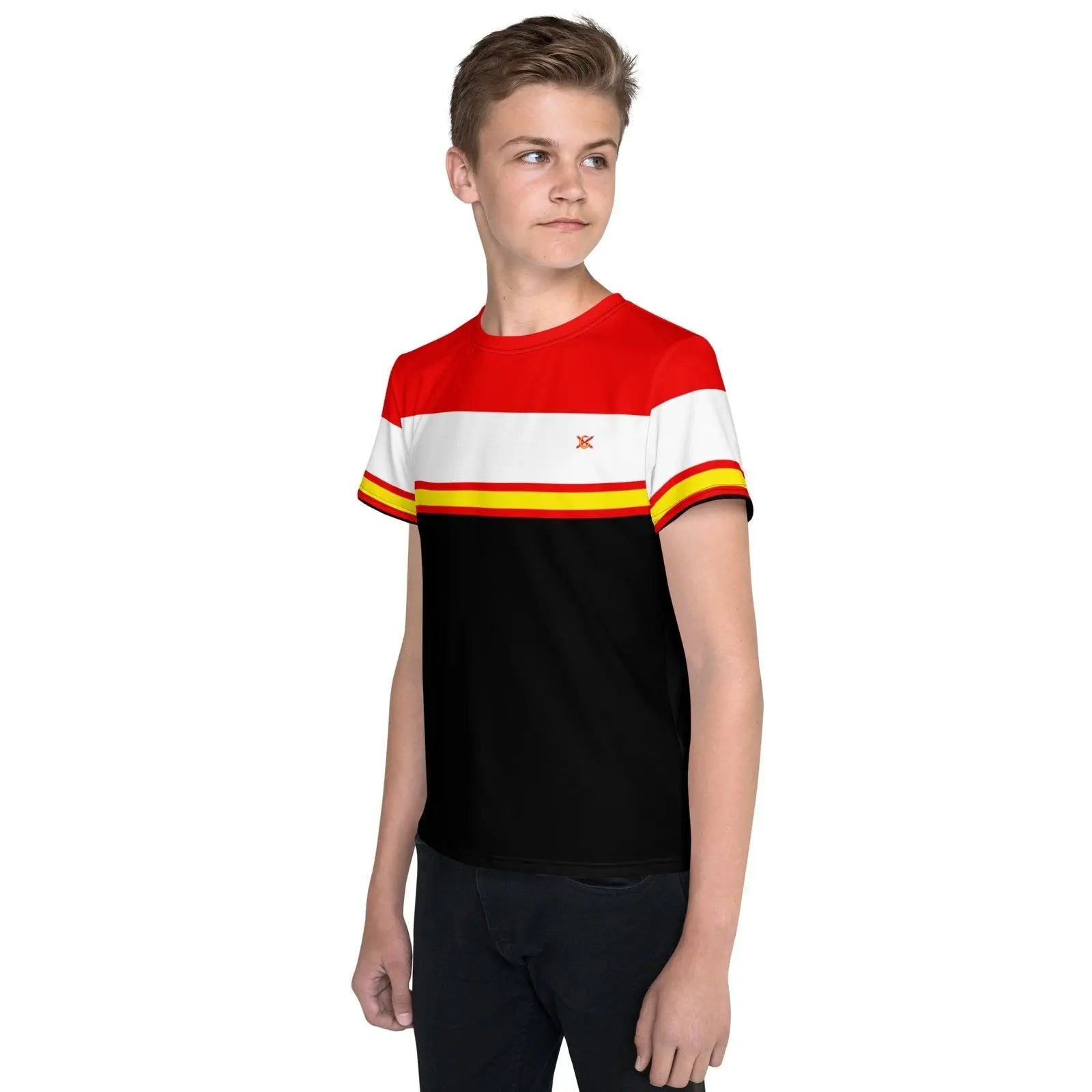 Comprar Camiseta Bandera España para adolescente (8 a 20 años) Bandera España La Flamenca de Borgoña Patricia Muñoz VOX