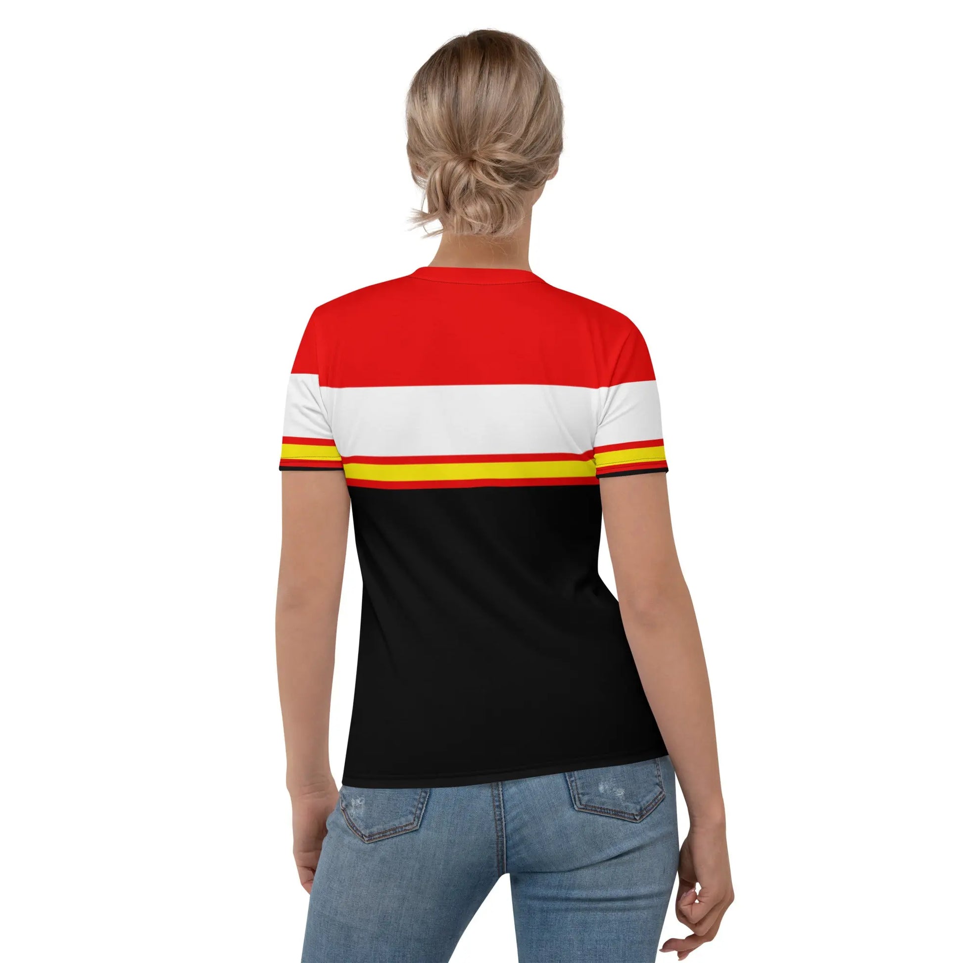 Comprar Camiseta Bandera España para mujer Bandera España La Flamenca de Borgoña Patricia Muñoz VOX