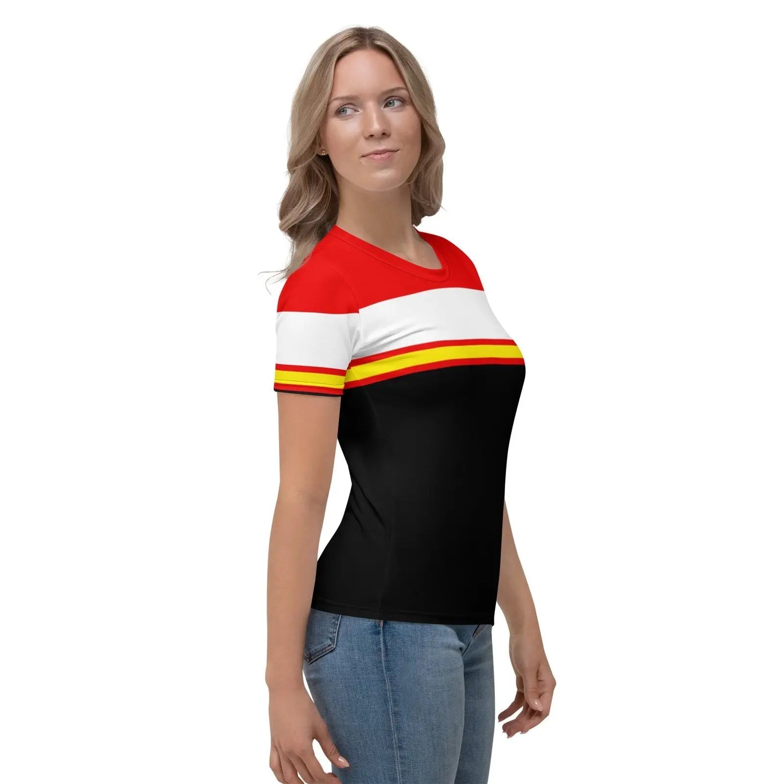 Comprar Camiseta Bandera España para mujer Bandera España La Flamenca de Borgoña Patricia Muñoz VOX