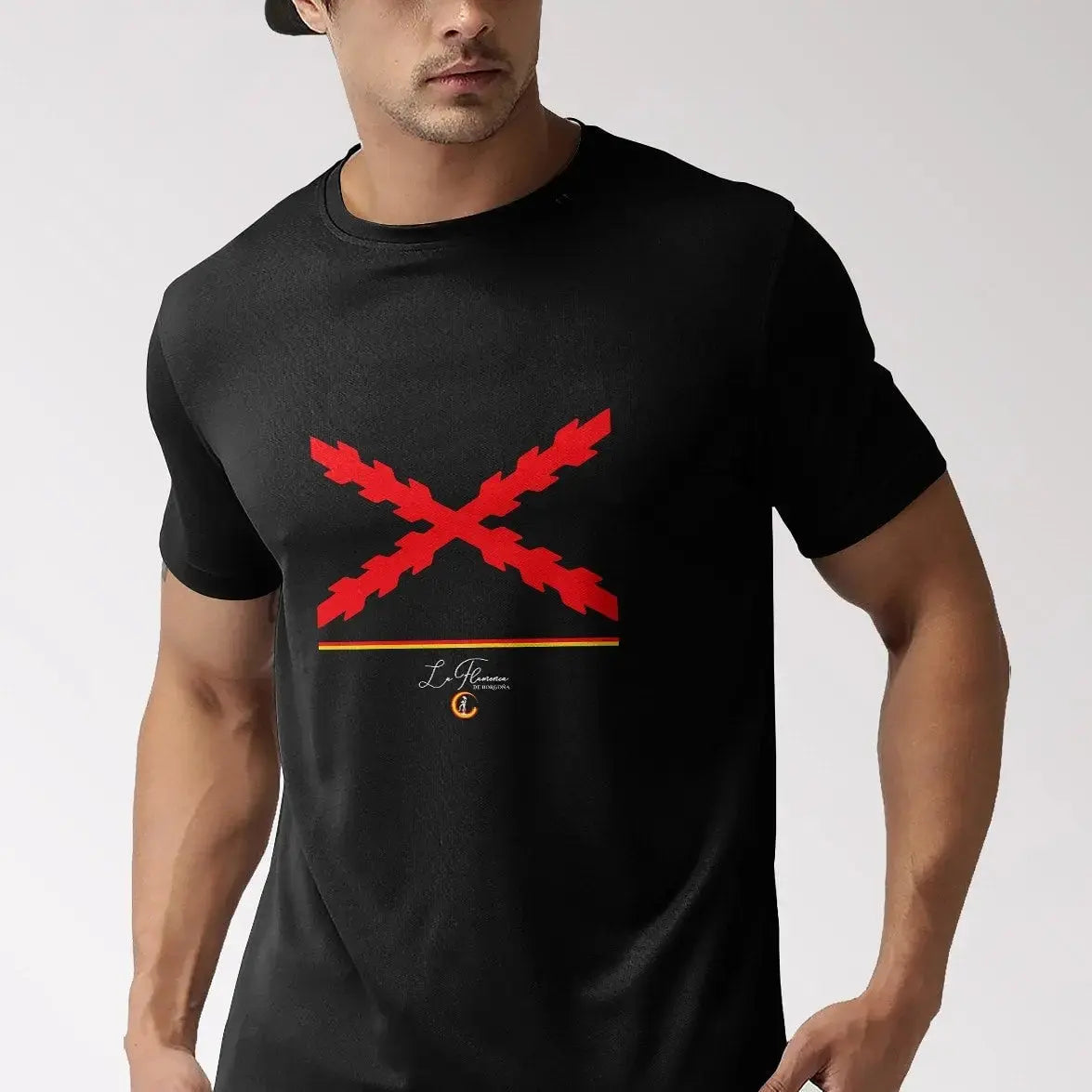 Comprar Camiseta Cruz de Borgoña Bandera España La Flamenca de Borgoña Patricia Muñoz VOX