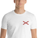 Comprar Camiseta Cruz de Borgoña Unisex de manga corta - 2XL - OFERTA La Flamenca de Borgoña Bandera España