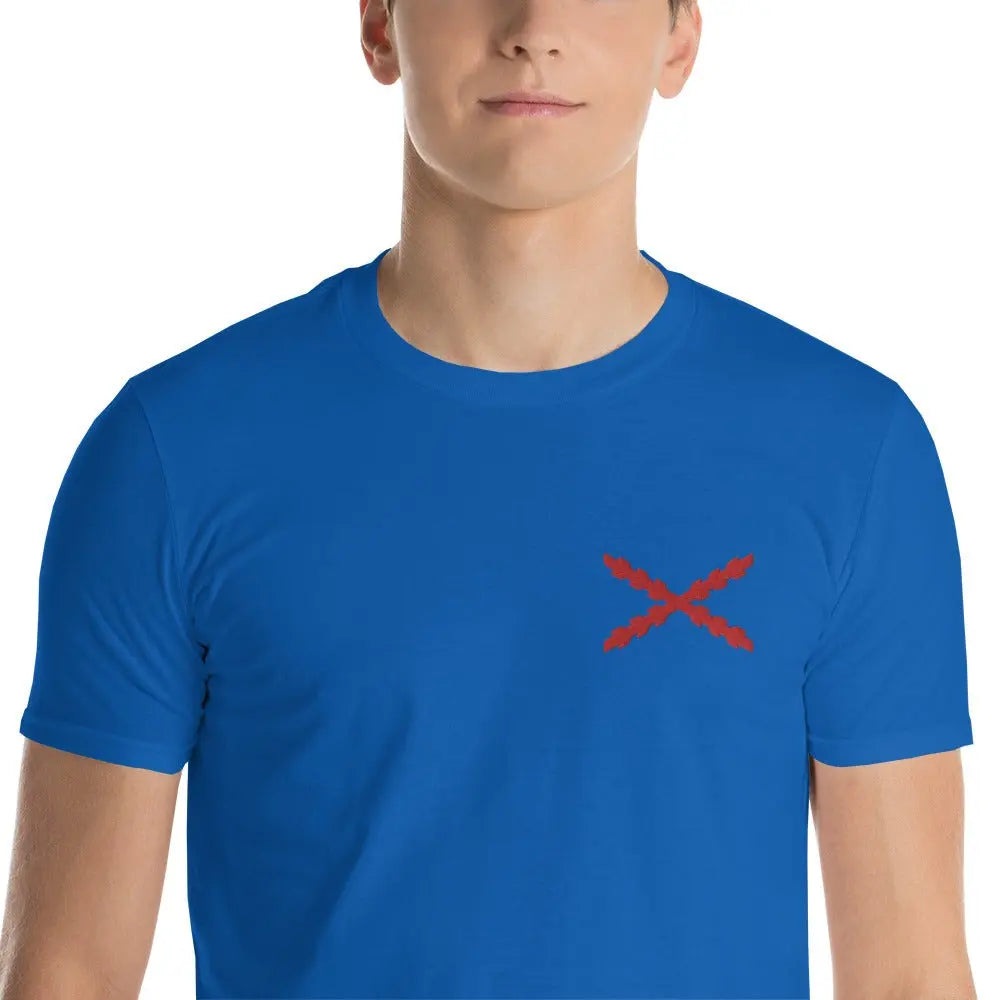 Cross of Burgundy unisex short sleeved T shirt