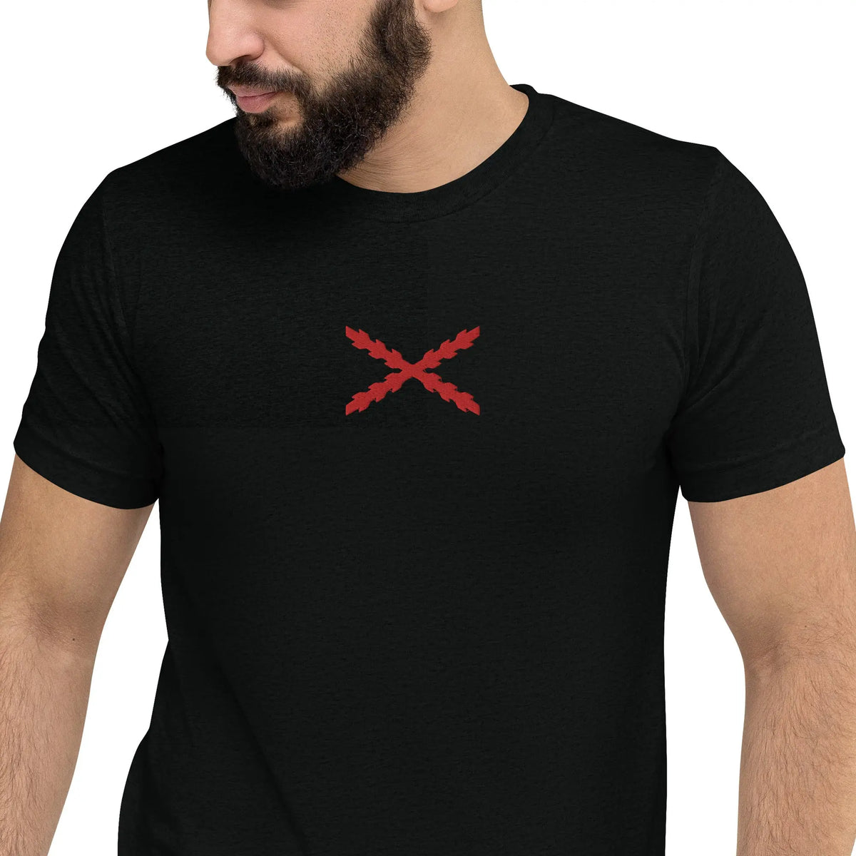 Camiseta aspa de borgoña hotsell