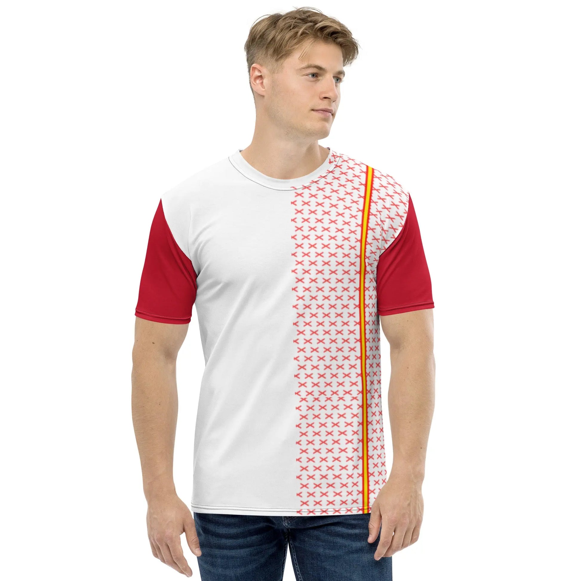 Comprar Camiseta Cruz de Borgoña mixta para hombre Bandera España La Flamenca de Borgoña Patricia Muñoz VOX