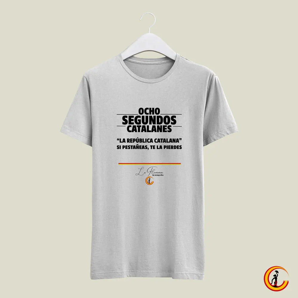 Comprar Camiseta Diada 2019 "Ocho segundos catalanes" Bandera España La Flamenca de Borgoña Patricia Muñoz VOX