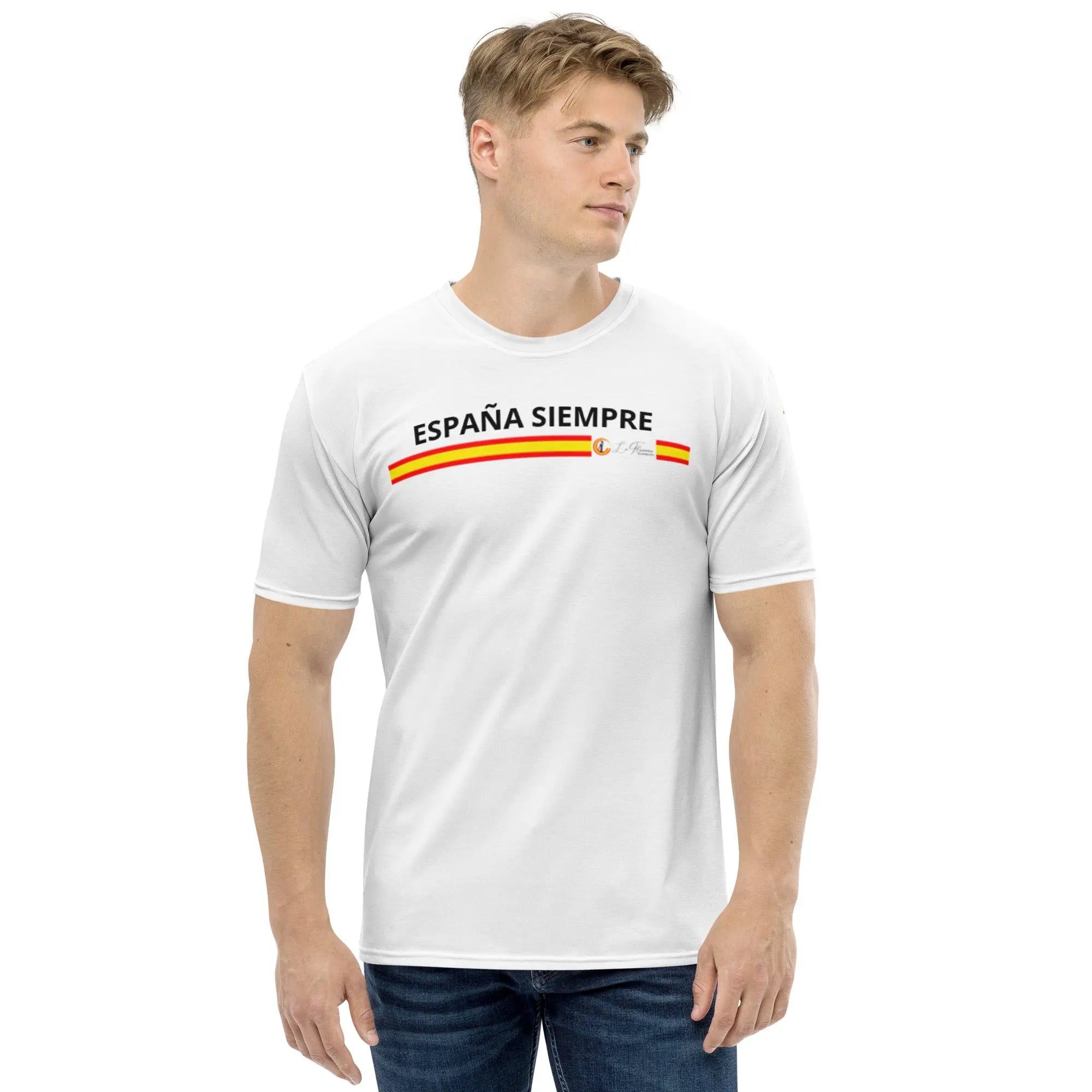 Comprar Camiseta ESPAÑA SIEMPRE hombre Bandera España La Flamenca de Borgoña Patricia Muñoz VOX