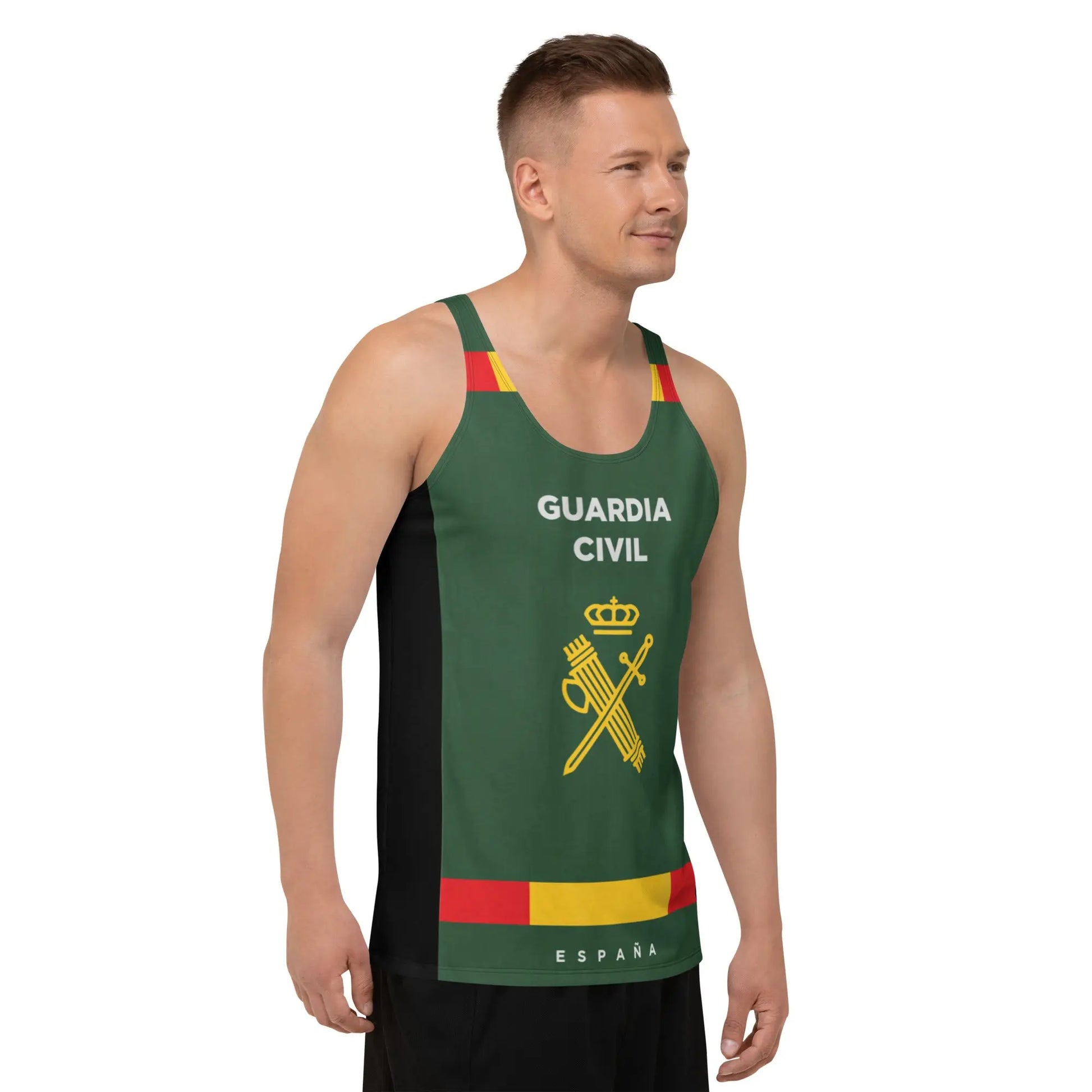 Comprar Camiseta Guardia Civil de tirantes unisex Bandera España La Flamenca de Borgoña Patricia Muñoz VOX