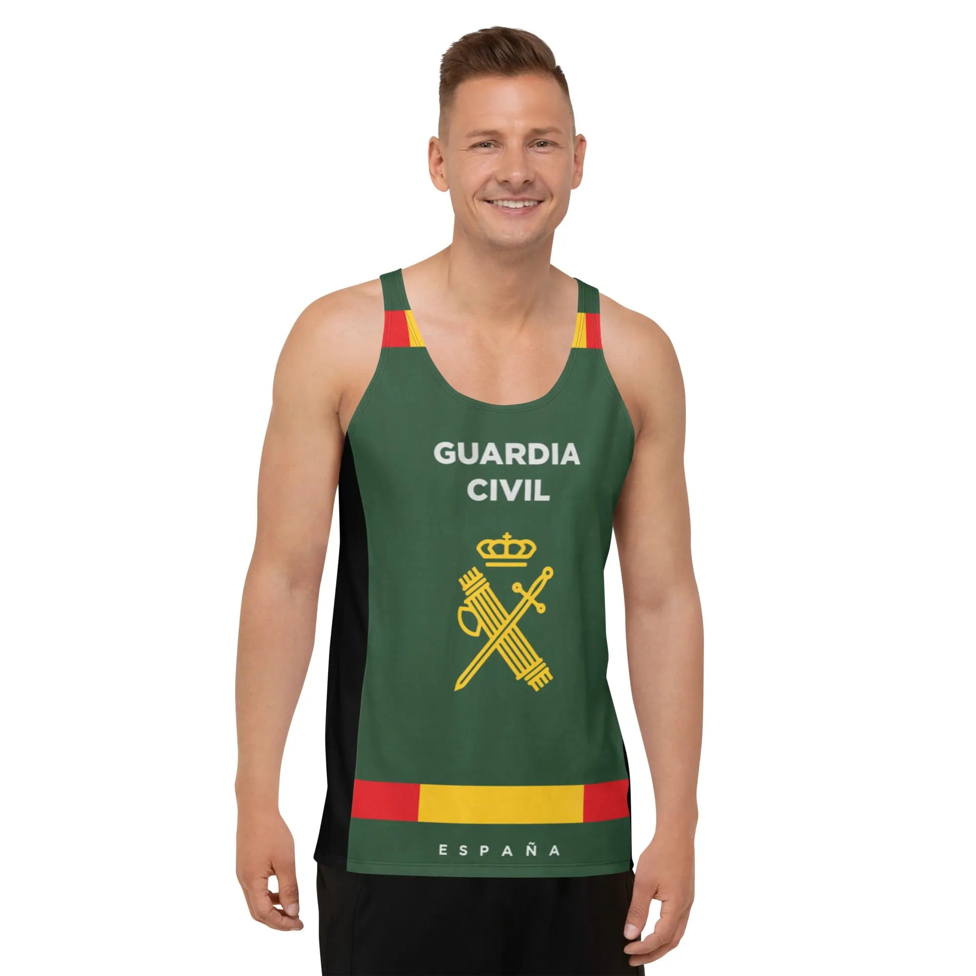 Comprar Camiseta Guardia Civil de tirantes unisex Bandera España La Flamenca de Borgoña Patricia Muñoz VOX
