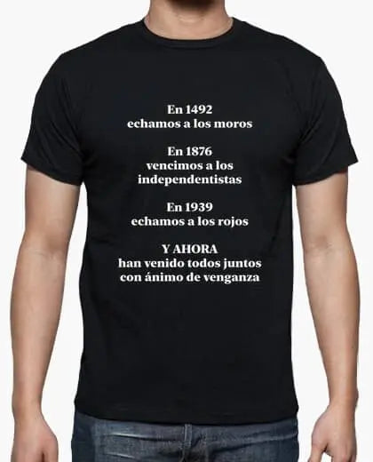 Comprar Camiseta Historia de España Bandera España La Flamenca de Borgoña Patricia Muñoz VOX
