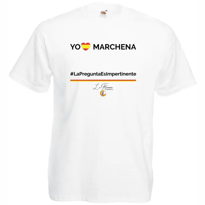 Comprar Camiseta Juez "Marchena, La Pregunta es Impertinente" Bandera España La Flamenca de Borgoña Patricia Muñoz VOX