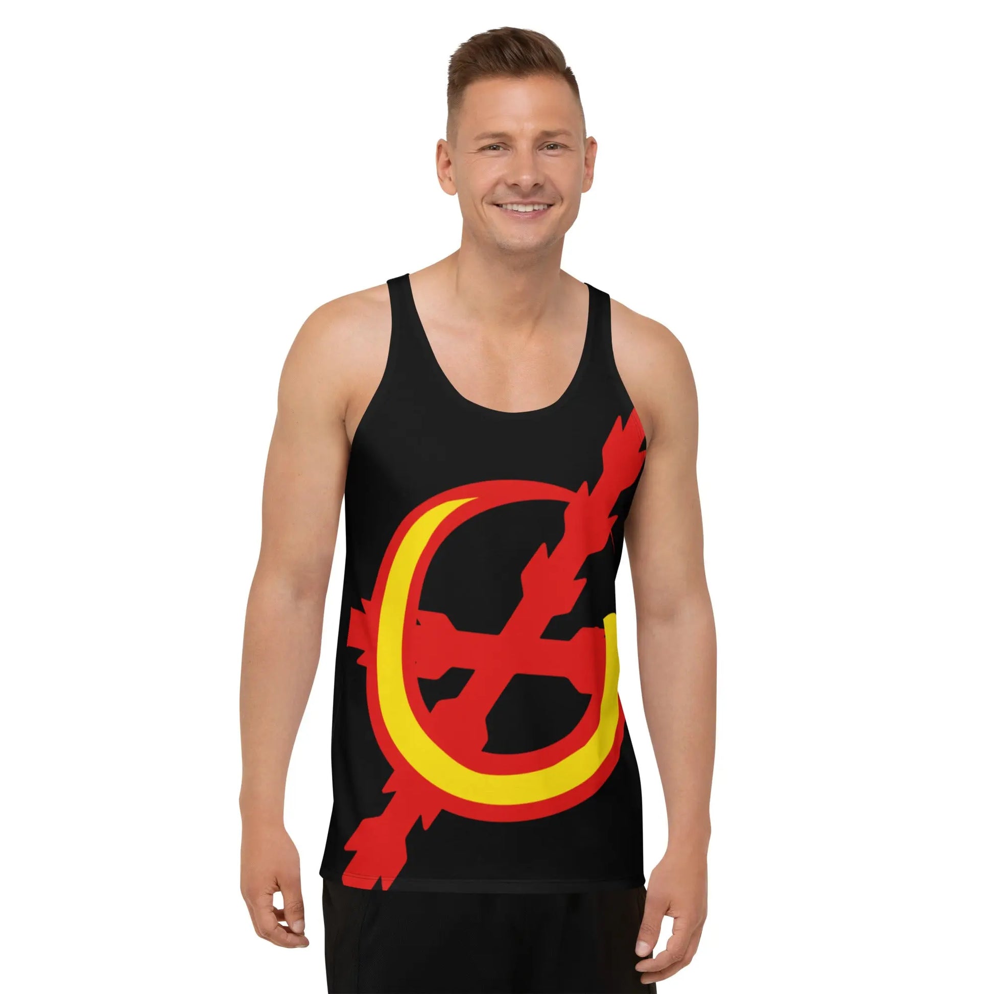 Comprar Camiseta La Flamenca de Borgoña de tirantes unisex Bandera España La Flamenca de Borgoña Patricia Muñoz VOX