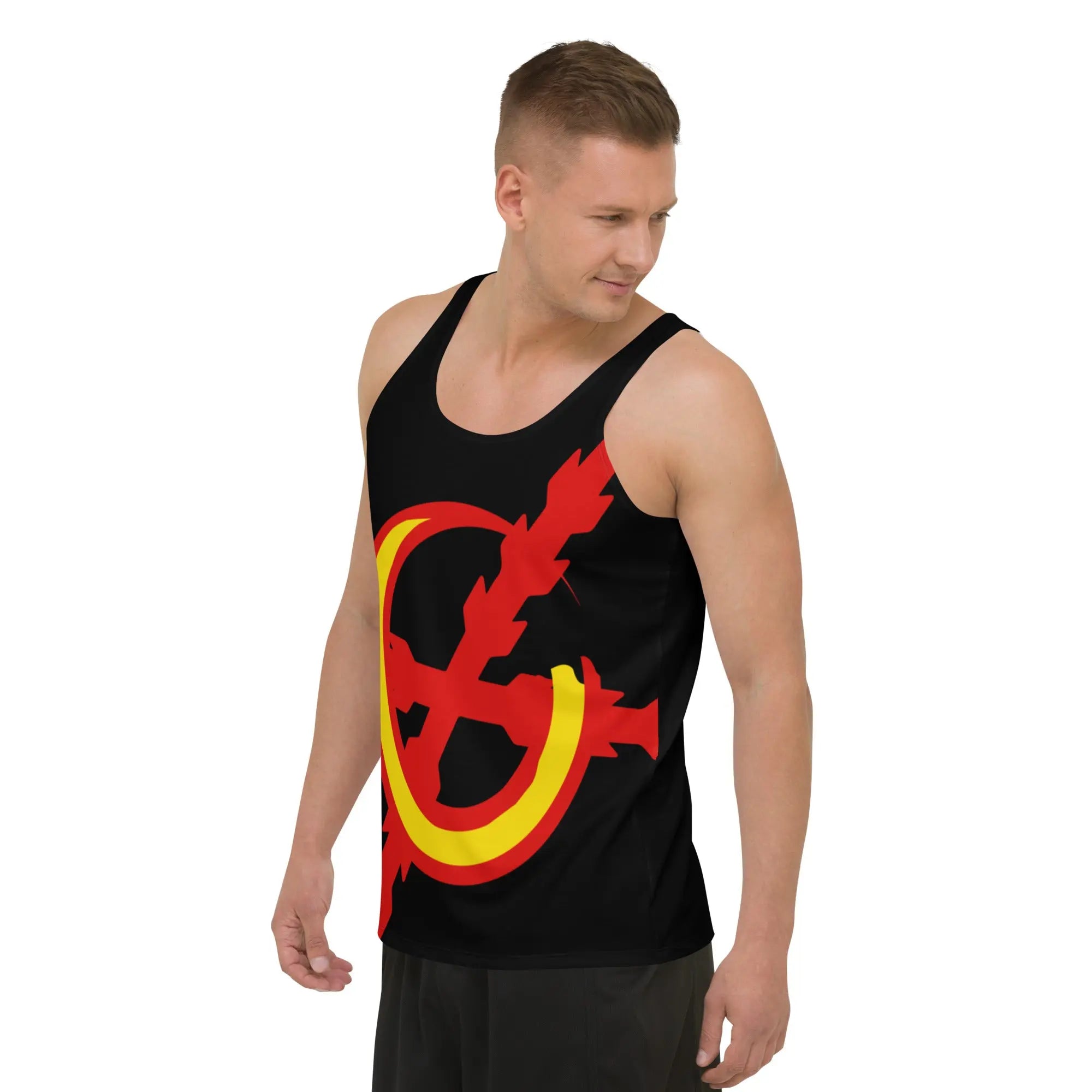 Comprar Camiseta La Flamenca de Borgoña de tirantes unisex Bandera España La Flamenca de Borgoña Patricia Muñoz VOX