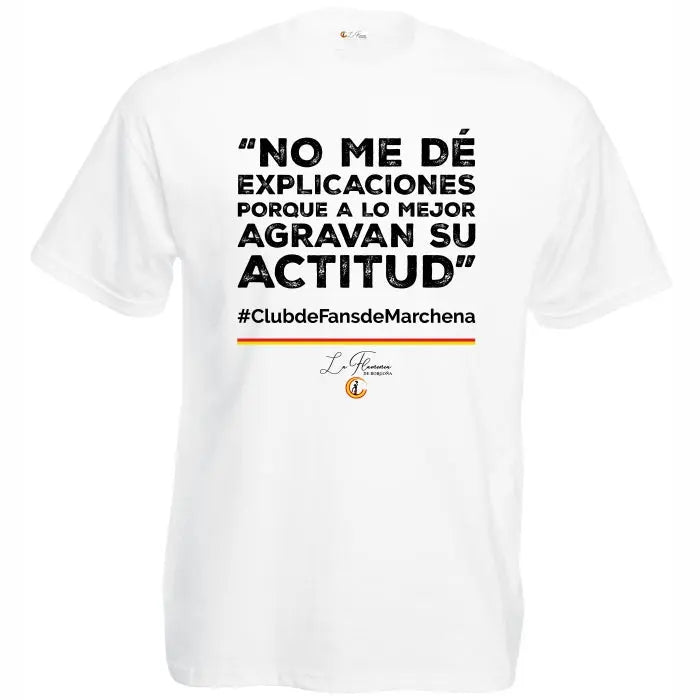 Comprar Camiseta Marchena "No me dé explicaciones..." Bandera España La Flamenca de Borgoña Patricia Muñoz VOX