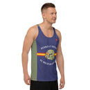 Comprar Camiseta Militar español de tirantes unisex Bandera España La Flamenca de Borgoña Patricia Muñoz VOX