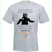 Comprar Camiseta Mujer "La república no existe, idiota" Bandera España La Flamenca de Borgoña Patricia Muñoz VOX
