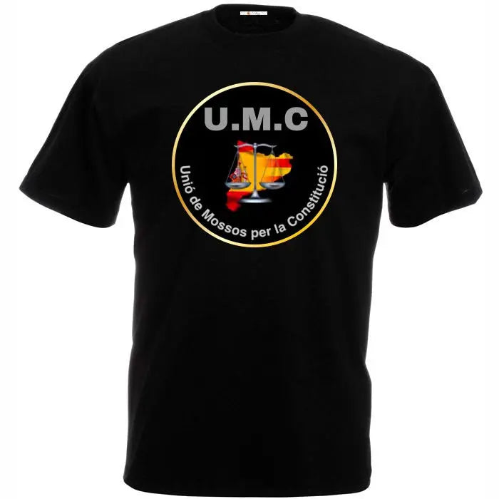Comprar Camiseta OFICIAL hombre Mosso "UMC Unió de Mossos per la Constitució" Bandera España La Flamenca de Borgoña Patricia Muñoz VOX