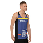 Comprar Camiseta Policía Nacional de tirantes unisex Bandera España La Flamenca de Borgoña Patricia Muñoz VOX