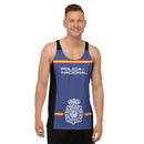 Camiseta Policía Nacional de tirantes unisex La Flamenca de Borgoña Patricia Muñoz VOX