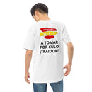 Comprar Camiseta SÁNCHEZ VETE YA A TOMAR POR CULO ¡TRAIDOR! - Talla S - OFERTA La Flamenca de Borgoña Bandera España