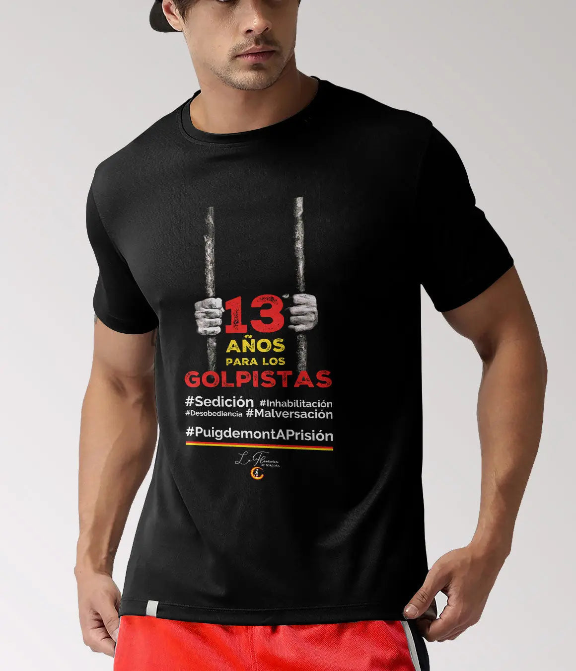 Comprar Camiseta Sentencia Procés Bandera España La Flamenca de Borgoña Patricia Muñoz VOX