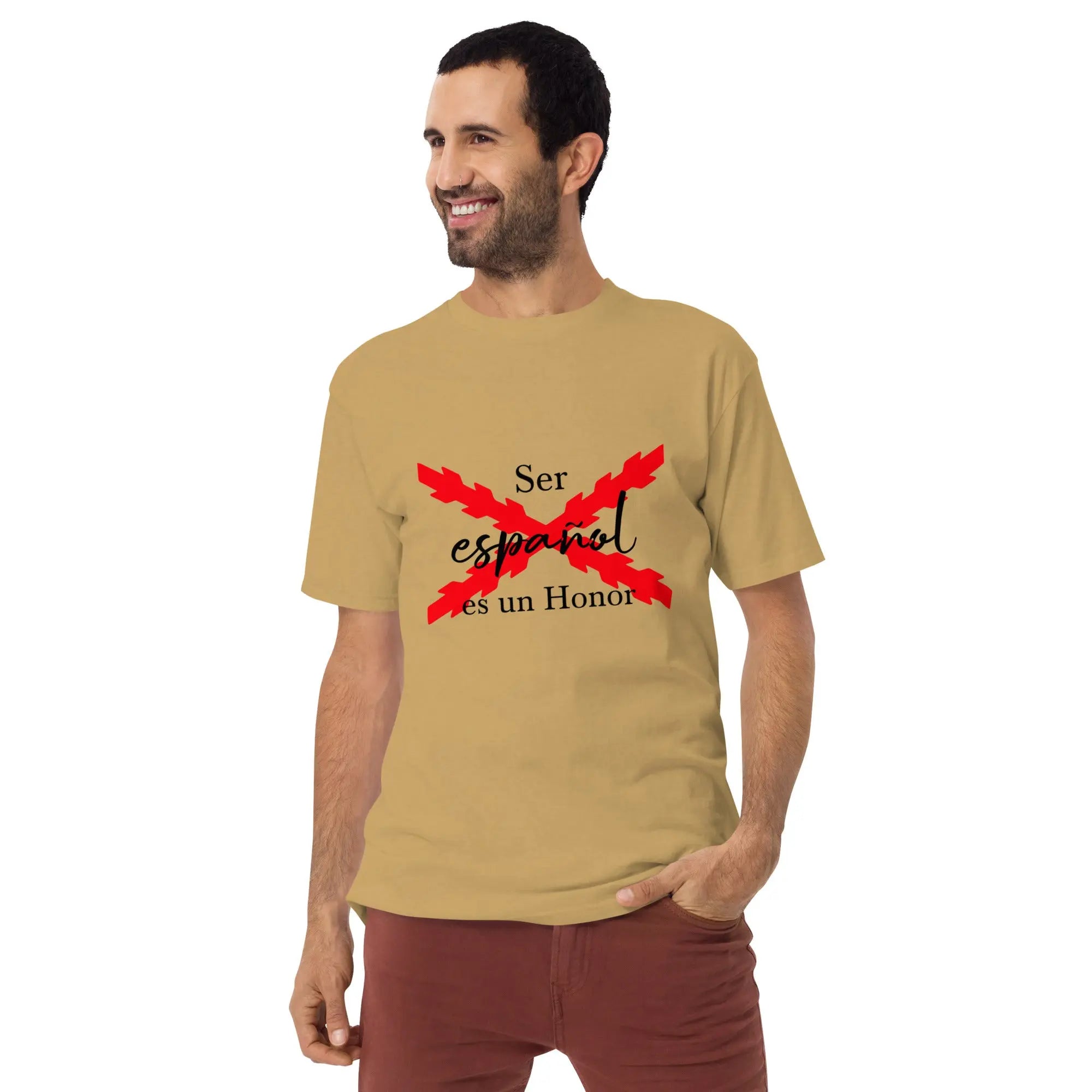 Comprar Camiseta Ser Español es un Honor para hombre Bandera España La Flamenca de Borgoña Patricia Muñoz VOX