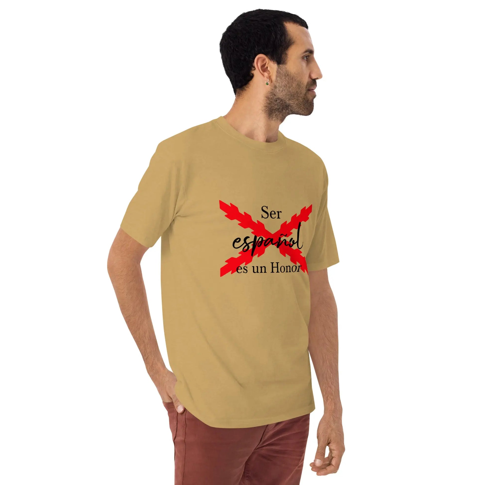 Comprar Camiseta Ser Español es un Honor para hombre Bandera España La Flamenca de Borgoña Patricia Muñoz VOX