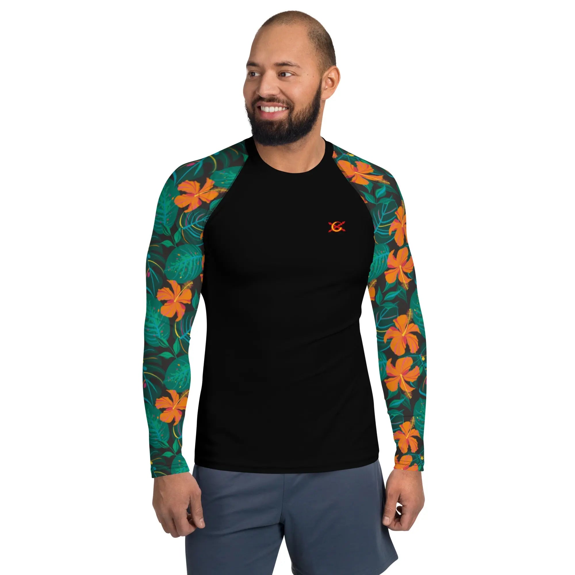 Comprar Camiseta Surf UPF50 para playa hombre Bandera España La Flamenca de Borgoña Patricia Muñoz VOX