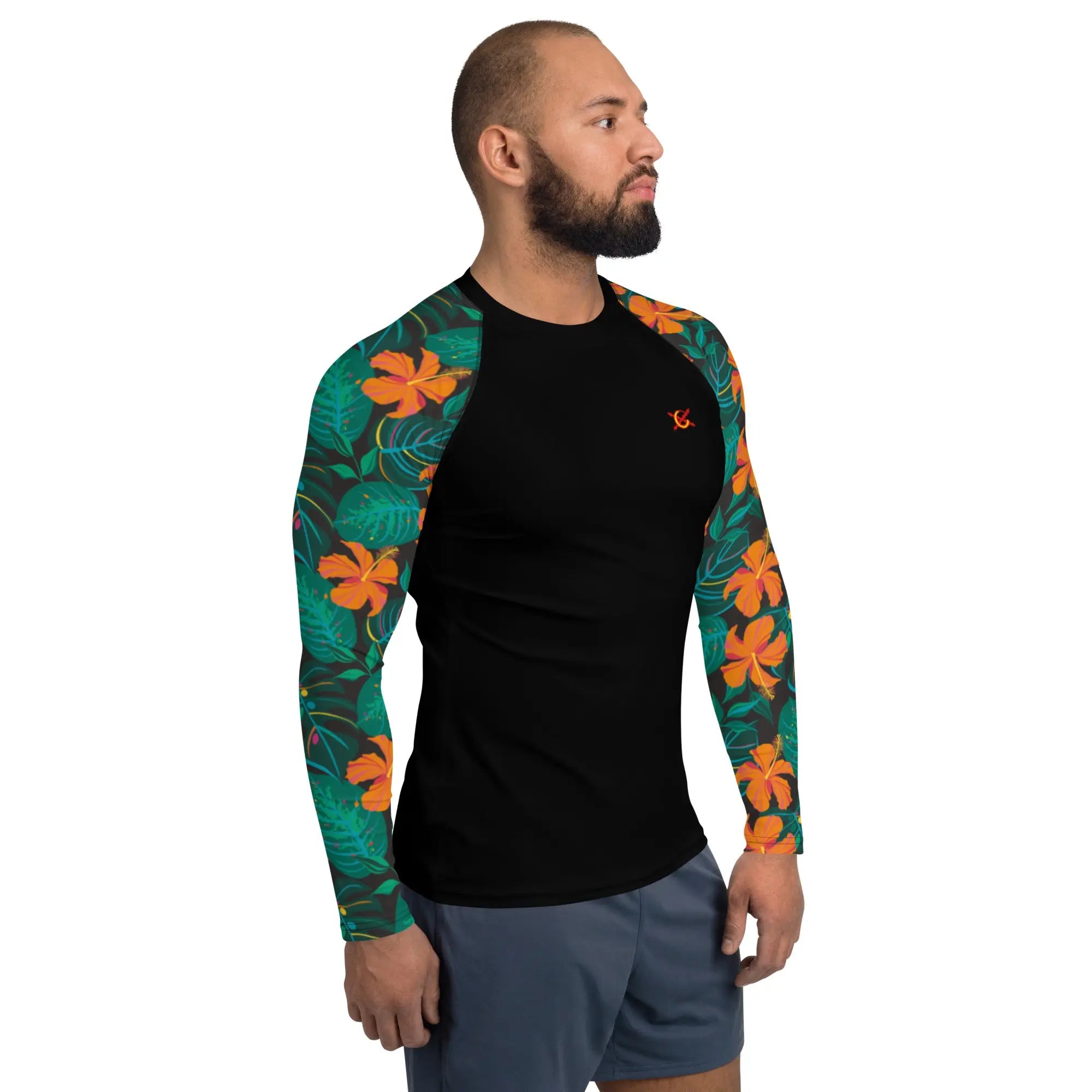 Comprar Camiseta Surf UPF50 para playa hombre Bandera España La Flamenca de Borgoña Patricia Muñoz VOX