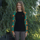 Comprar Camiseta Surf floreada UPF50 para mujer Bandera España La Flamenca de Borgoña Patricia Muñoz VOX