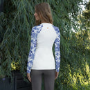 Comprar Camiseta Surf hojas azules UPF50 mujer Bandera España La Flamenca de Borgoña Patricia Muñoz VOX