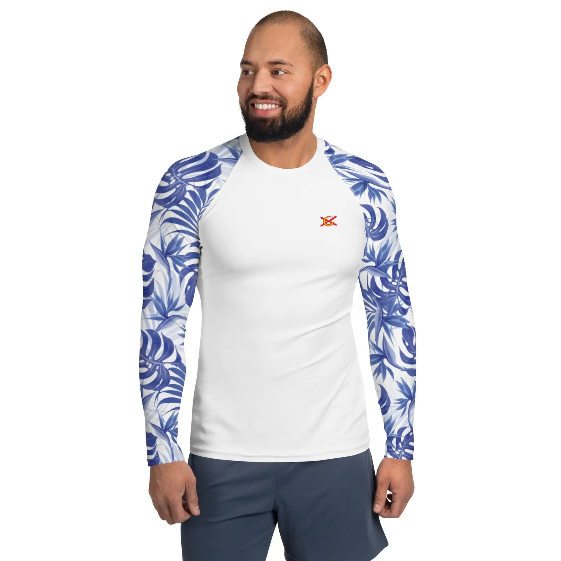 Comprar Camiseta Surg UPF50 protección solar playa hombre Bandera España La Flamenca de Borgoña Patricia Muñoz VOX