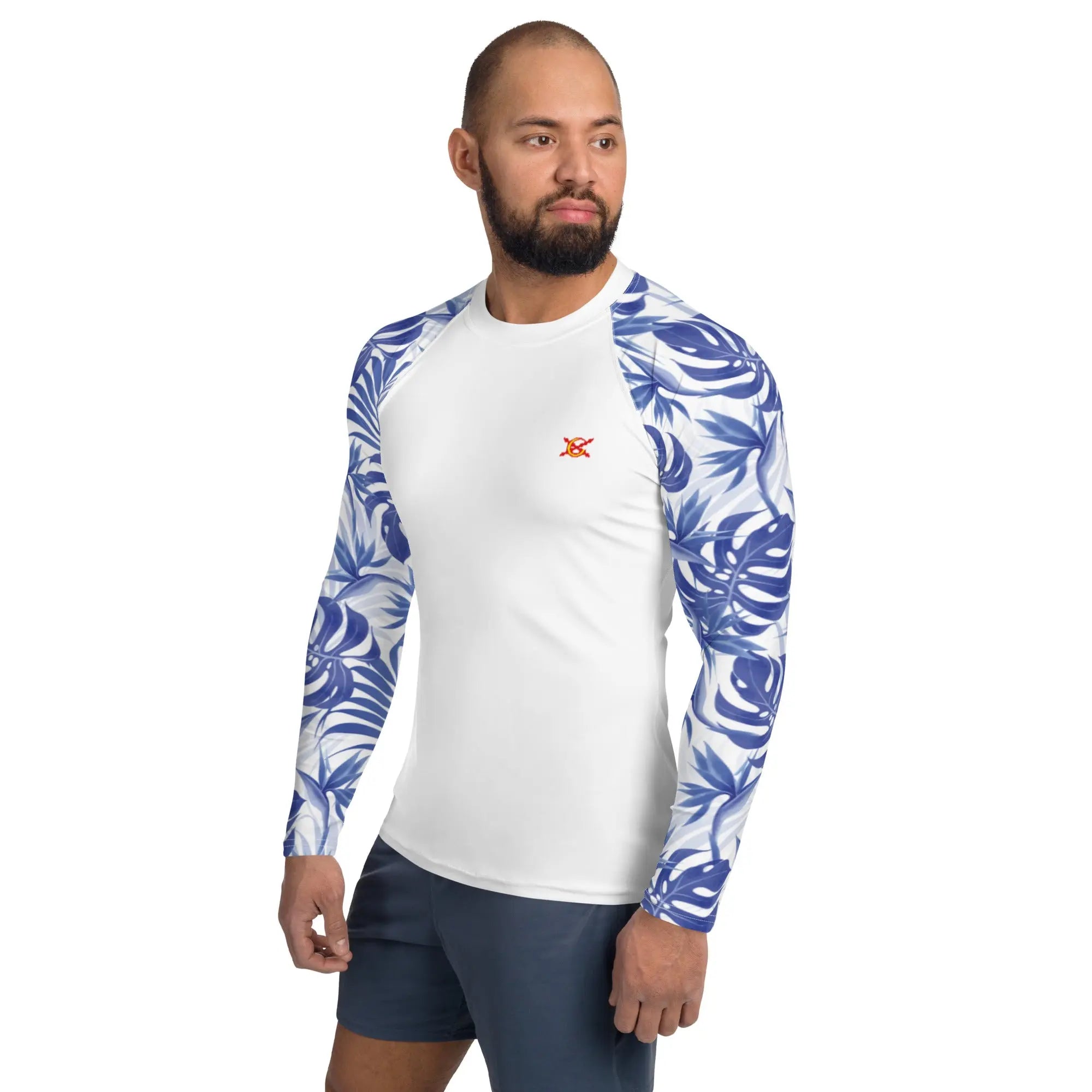 Comprar Camiseta Surg UPF50 protección solar playa hombre Bandera España La Flamenca de Borgoña Patricia Muñoz VOX