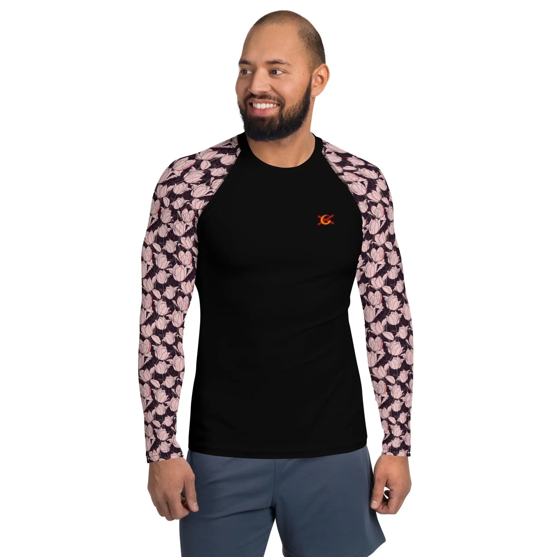 Comprar Camiseta UPF50 surf Protección Solar hombre Bandera España La Flamenca de Borgoña Patricia Muñoz VOX