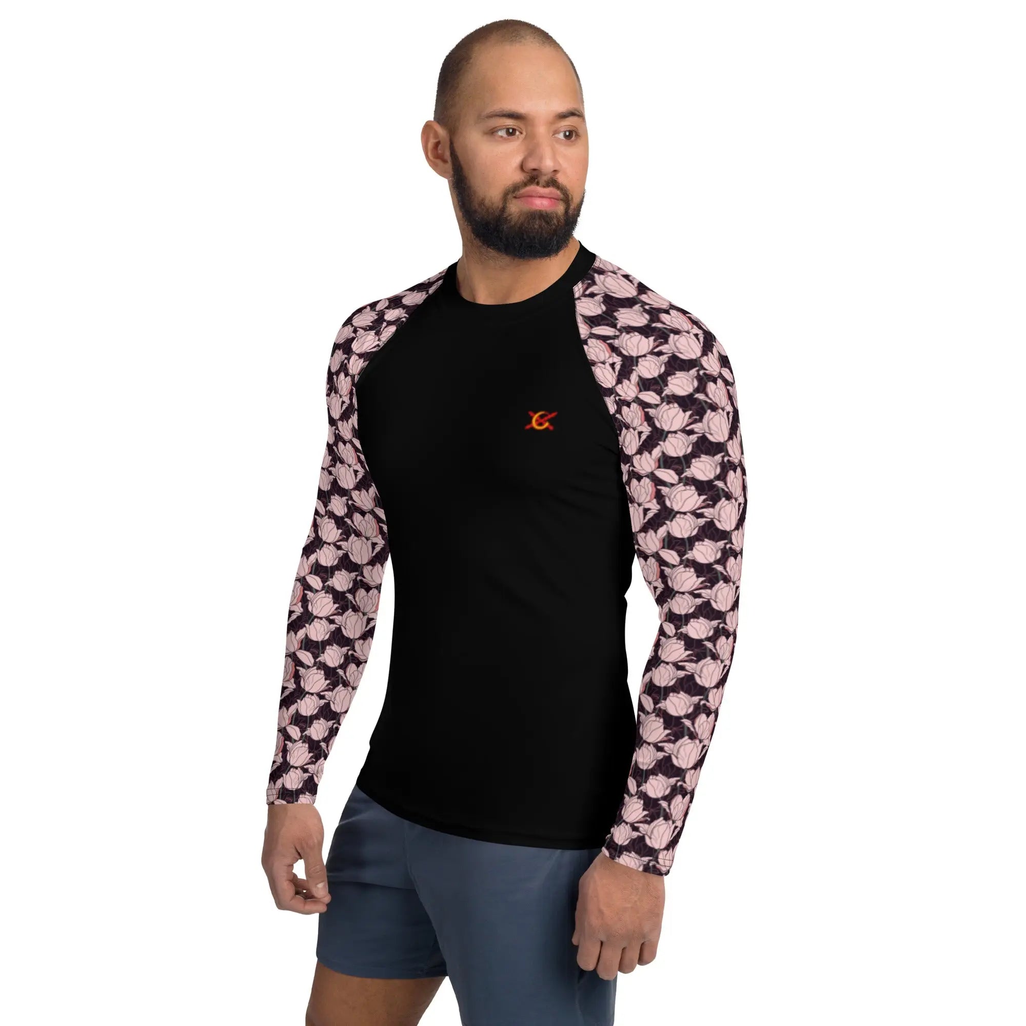 Comprar Camiseta UPF50 surf Protección Solar hombre Bandera España La Flamenca de Borgoña Patricia Muñoz VOX