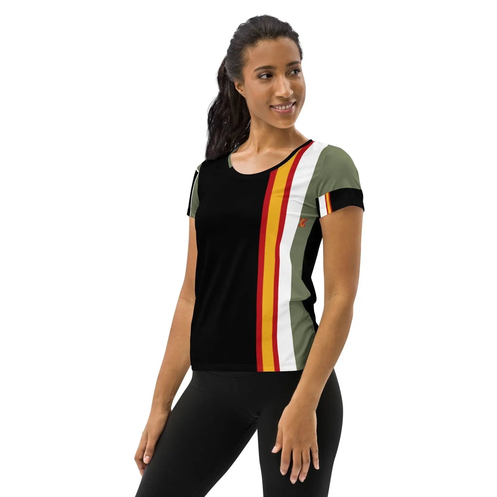 Comprar Camiseta Bandera de España deportiva mujer Bandera España La Flamenca de Borgoña Patricia Muñoz VOX