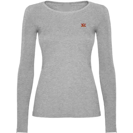 Comprar Camiseta España gris Mujer manga larga Bandera España La Flamenca de Borgoña Patricia Muñoz VOX