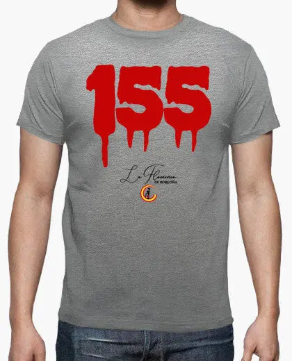 Comprar Camiseta hombre 155 sangriento Bandera España La Flamenca de Borgoña Patricia Muñoz VOX