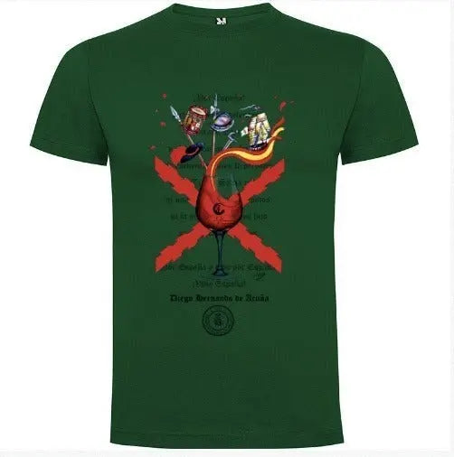 Comprar Camiseta hombre Brindis de los Tercios Bandera España La Flamenca de Borgoña Patricia Muñoz VOX