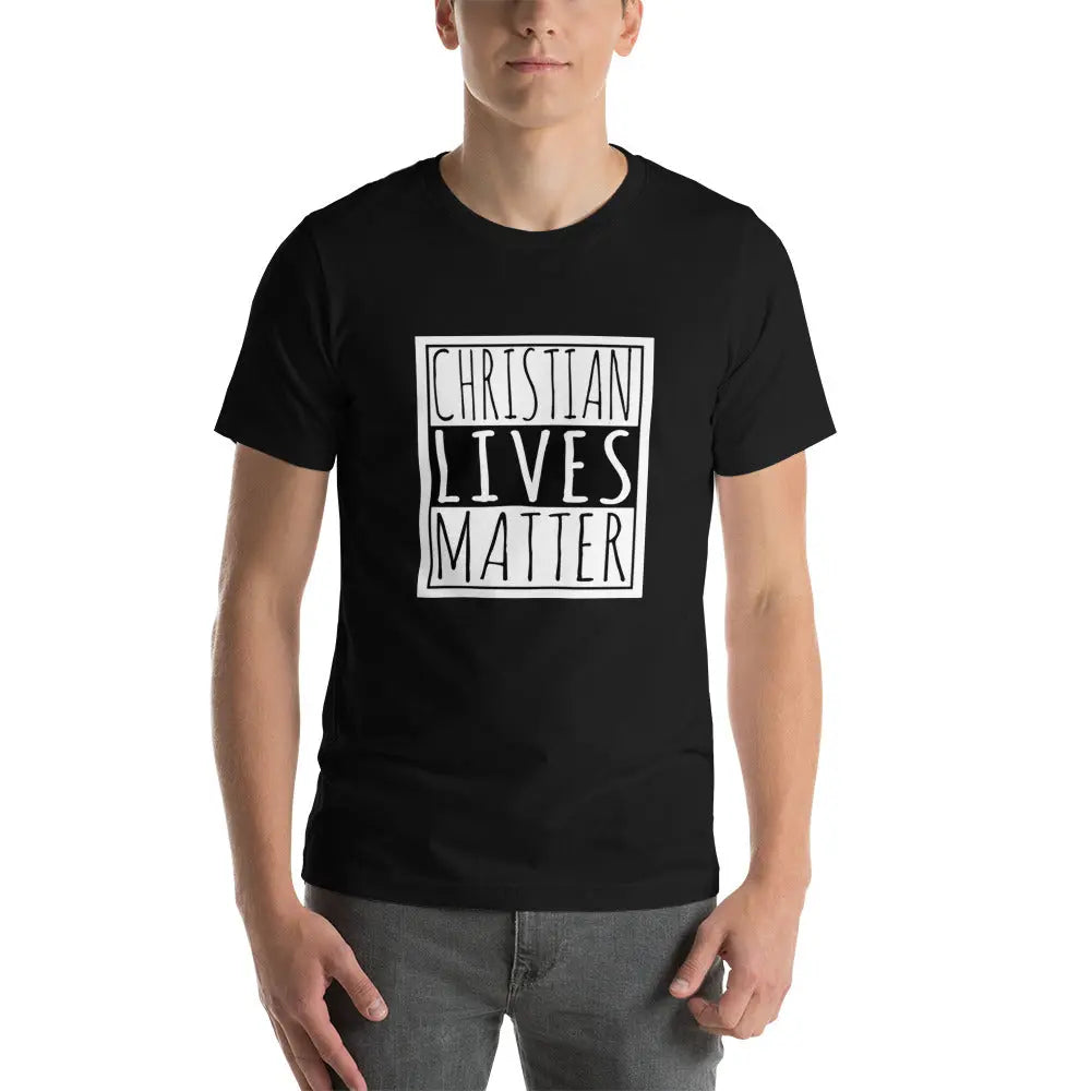 Comprar Camiseta hombre Christian Lives Matter Bandera España La Flamenca de Borgoña Patricia Muñoz VOX