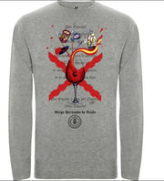 Comprar Camiseta hombre manga larga Brindis de los Tercios y poema Bandera España La Flamenca de Borgoña Patricia Muñoz VOX