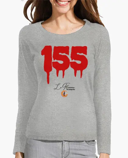 Comprar Camiseta mujer 155 sangriento manga larga Bandera España La Flamenca de Borgoña Patricia Muñoz VOX