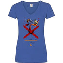 Comprar Camiseta mujer Brindis de los Tercios - delante y detrás Bandera España La Flamenca de Borgoña Patricia Muñoz VOX