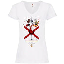 Comprar Camiseta mujer Brindis de los Tercios - delante y detrás Bandera España La Flamenca de Borgoña Patricia Muñoz VOX
